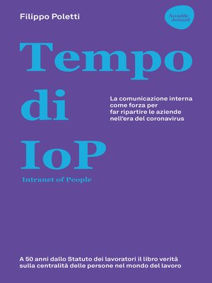 cover image of Tempo di IoP. Intranet of People
